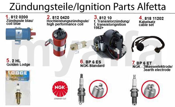 1 8120200 Zündspule Vergasermodelle Standard 360,27 kr 1 8120210 Zündspule Vergasermodell original Magneti Marelli 607,36 kr 2 8120420 Zündspule Vergasermodelle Hochleistung mit Vorwiderstand 1