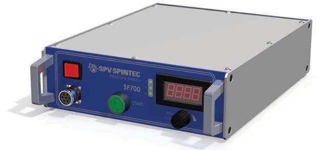 Frekvensomformare Typ SF (bordsmodell) Statiska frekvensomformare för steglös varvtalsreglering av SPV Spintecs spindel- och motorserier.