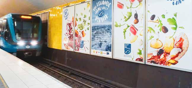 Kampanjen syntes på stortavlor i Stockholms tunnelbana, skyltar i butiker och restauranger, butikers reklamblad, MSC:s kampanjsida, sociala medier och i