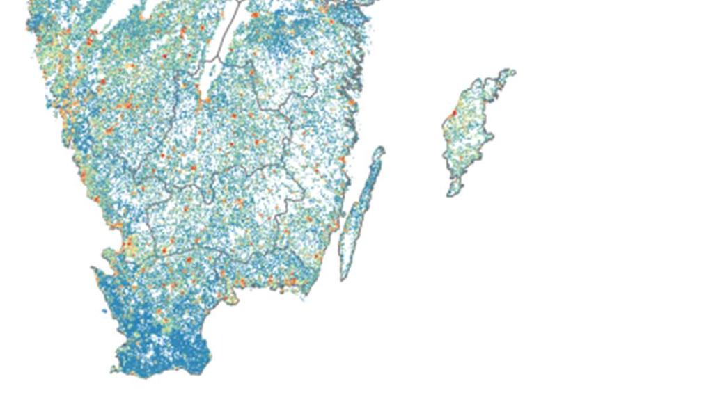 för respektive hustyp. Boytorna är hämtade från fastighetsregistret.