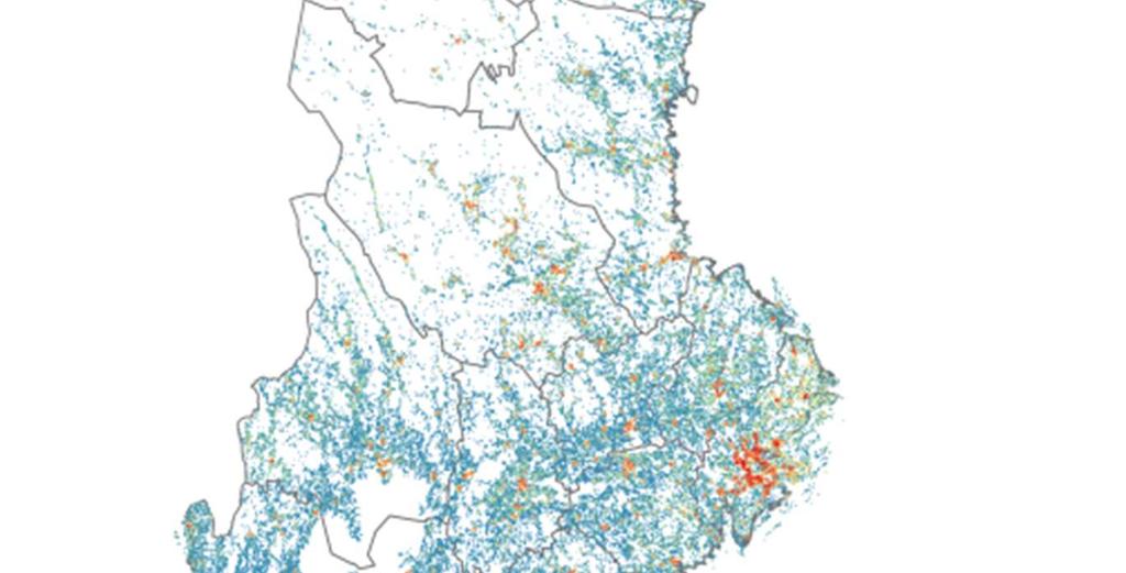 antal småhus anslutna till fjärrvärmenät enligt detta register, se Figur 6.