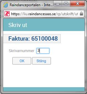 21(48) För att komma till den faktura/rekvisition man vill - dubbelklicka på raden eller markera raden och klicka på Visa. I Visa faktura visas Fakturanummer, Fakturatyp, Status osv.