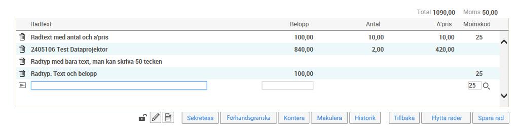 8(48) 1.3.1 Leveransadresser För att kunna skicka en faktura till olika adresser på samma kundnummer kan leveransadresser skapas via knappen Leveransadresser vid registrering av kunden.