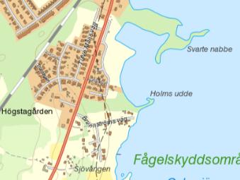 Sida 2(4) Ärende Bakgrund Holms udde är beläget vid Osby sjöns västra strand strax söder om Spegeldammen och är idag bevuxen med sly och träd.