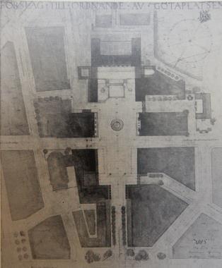 stråk. Med stadsingenjör Albert Lilienbergs förstudie som bakgrund utlystes en allmän tävlan om platsen 1916-17.