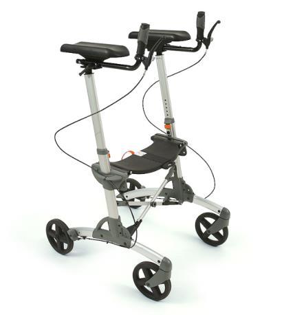 Eurovema RA rollator låg Innermått Volaris RA low Hjul 200X32 55549 880-1140 800 640 Väger 11.9 kg Sitthöjd 460-570 1950100 125 kg brukarvikt Bredd ihopfälld.