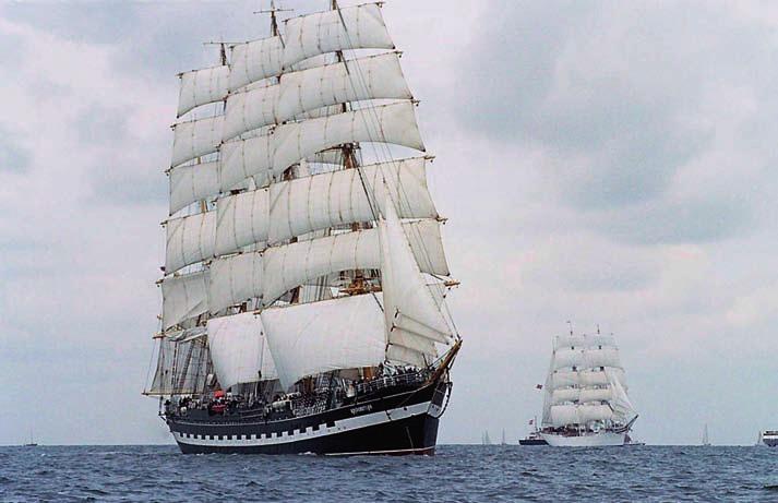 The Tall Ships Races till Stockholm i juli Sommarens stora händelse Barken Kruzenshtern är ett av fartygen som besöker Stockholm.