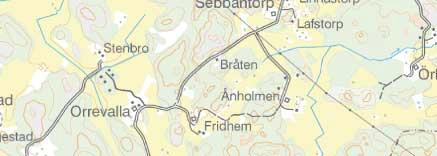 2. Utdrag ur Topografiska kartan med