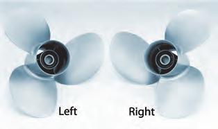 Propellrar Information om montering och installation Propeller släpp (släpp faktor): Propellerns släpp är oftast uttryckt i procent, vilket är skillnaden mellan en teoretiska tillryggalagd sträcka