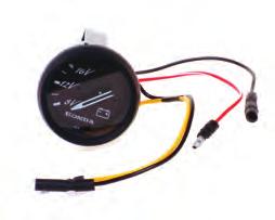 Instrument Voltmätare Indikation för 8-16 V Plant glas Håldiameter 53 mm Erforderlig del: Kablage: 32540-ZV5-911, 32550-ZW5-U00 Används till Art.