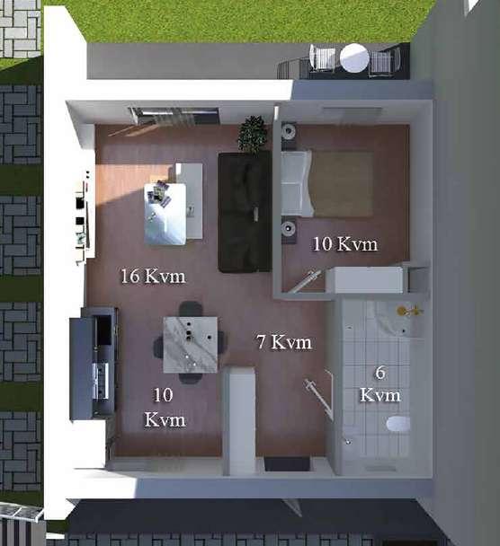 Inte bara villor Andra plan 4 rum & kök 98 kvm Första plan 4 rum & kök 98 kvm BEHAGLIGT LJUDKLIMAT