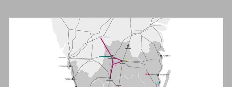 Utfall i Trafikverkets förslag på nationell plan Vi föreslår att följandeprojekt ska ingå i planerna (utan inbördes ordning) Med i förslaget Inte med i förslaget I gällande planer ingår följande