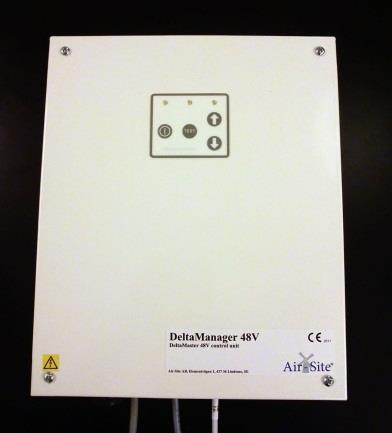 Produktinformation Styrenhet DeltaManager Styrenhet X04 Regulator med inbyggd inomhusgivare.