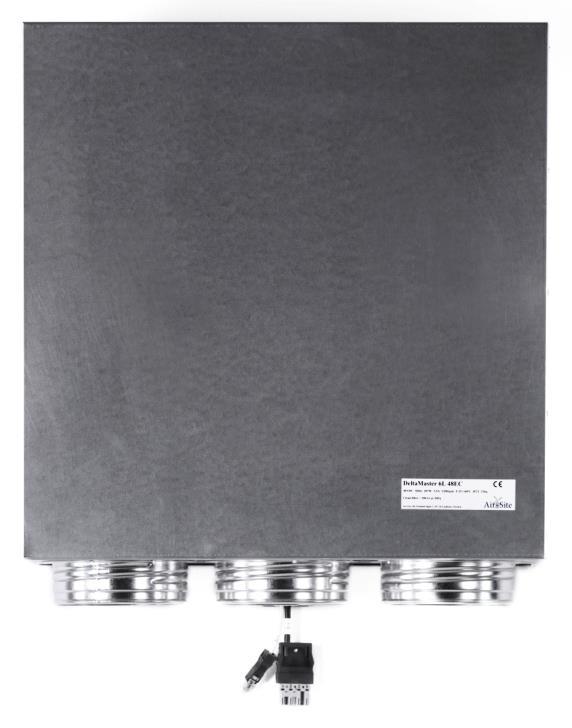 Produktinformation DeltaMaster 6L 230EC Produktinformation DeltaMaster 10 230EC Innehåll: Fläkthölje i galvaniserad stålplåt, i olackat eller lackat utförande.