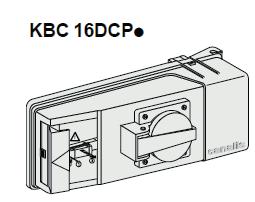 1 Ej sladd KBC16DCP2* 28 741 01 * För rörsäkring NF gg 16 eller 10A, 8,5 x 31,5mm Tillbehör till stickproppar