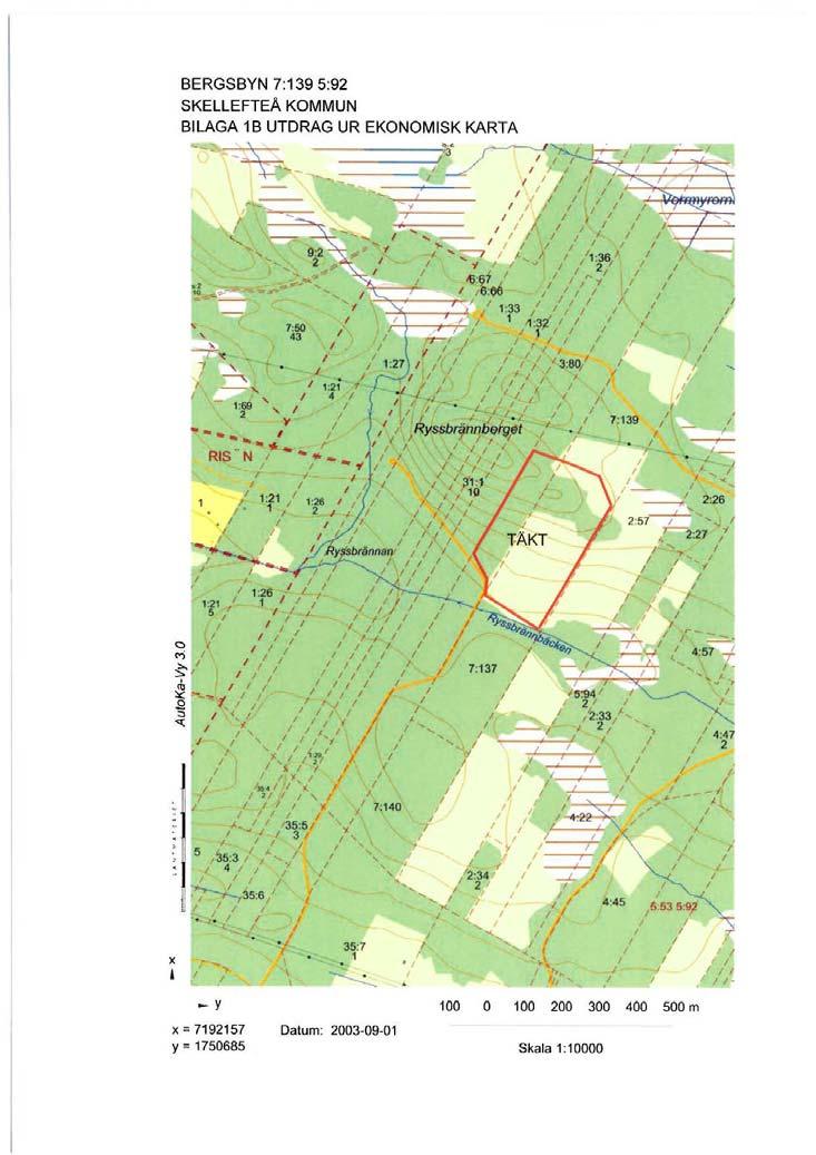 Inledning På grund av att Svevia AB planerar att utöka brytningen inom en redan etablerad bergtäkt inom fastigheterna Bergsbyn 5:92 och 7:208, kommer en boplatsgrop i klapper, RAÄ Skellefteå stad