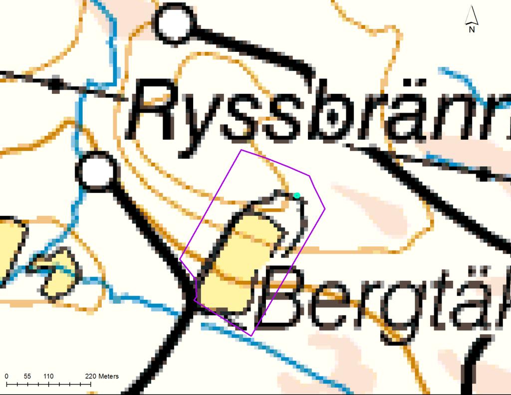 RAÄ Skellefteå stad 626:1, fornlämningsbeskrivning: Anläggningen består av en oval grop omgiven av en vall. Anläggningens yttermått är 6 x 3,5 m (O-V), gropens djup är ca 0,4 m.
