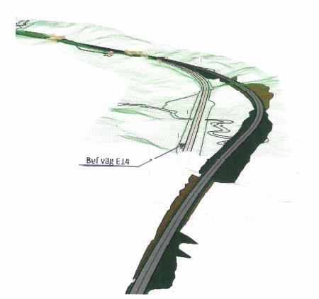 Figur 2. Alternativet Ombyggnad av plan- och profilgeometrin. Figur 3.