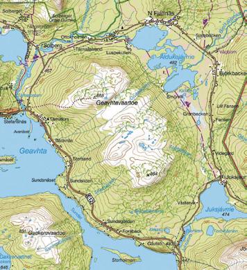 Jokksjaureturen Fin rundtur längs böljande grusvägar med vackra vyer mot omgivande fjäll. Starta i Tärnaby och cykla längs E12 söderut.