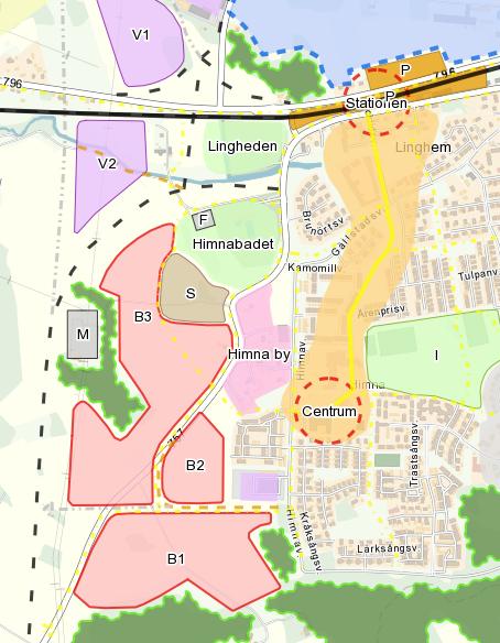 2 (8) Bakgrund År 2011 antog kommunfullmäktige fördjupning av översiktsplanen för Linghem. Översiktsplanen föreslår en utbyggnad av Linghem både åt öster och åt väster.