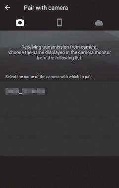 6 Smart enhet: Tryck på kameranamnet i dialogrutan Pair with camera (Parkoppla med kamera).