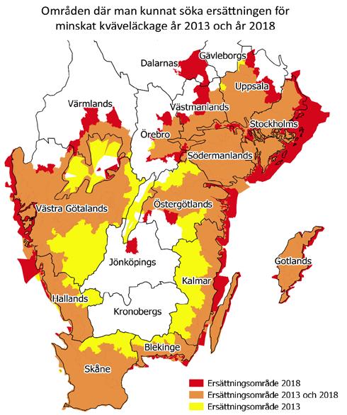 Åkermark med permanenta grödor har räknats bort. Figuren visar endast lantbrukare med upp till 500 hektar åkermark.