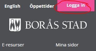 5. Logga in på bibliotekets webbplats Nu är det dags att börja leta upp böcker som du vill låna! För att börja måste du först logga in på bibliotekets webbplats.