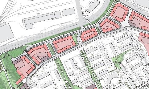 Sida 5 (10) Ur Östbergaprogrammet (utkast till samrådsförslag): del av strukturplanen med åtgärdsförslag.