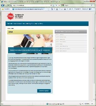 DISA MSB:s informationssäkerhetsutbildning för