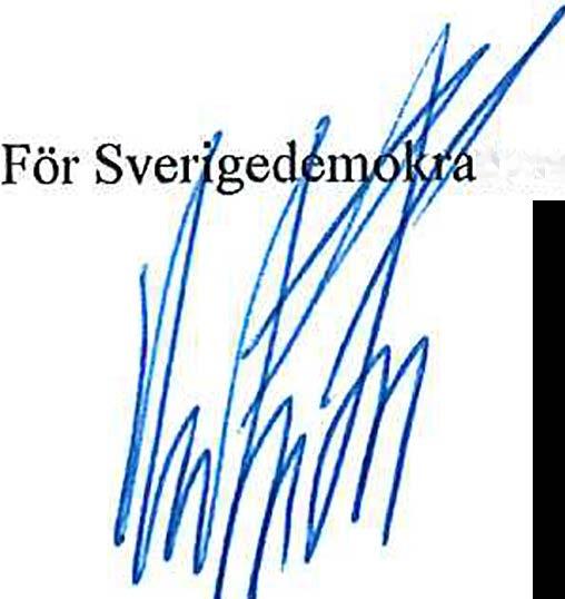 1(1) Miljö- och Byggnadsnämnden pkt 22 Dnr 2017/2181. Sverigedemokraterna i Vellinge reserverar sig mot beslutet till förmån för eget yrkande.