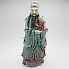 174 TAOISTISK GUDOMLIGHET - FUXING. Glaserat porslin, Fujian provinsen, Kina, omkring 1900, höjd 65,5 cm. Slutpris: 9 000 SEK 175 OLOF HERMELIN, 1827-1913.