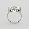 71 SOLITÄRRING. Marquiseslipad diamant om 3,06 ct, TW (F), P1, fattad i 18k vitt guld, storlek 17.