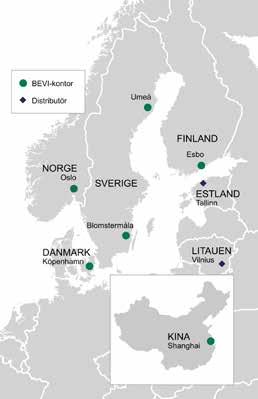 090-70 44 30 Fax 090-13 96 60 bevinord@bevi.se www.bevi.se BEVI A/S Hedehusene Tel. +45 39 67 36 05 Fax +45 39 67 56 60 bevi@bevi.dk www.bevi.dk BEVI Norge AS Oslo Tel.