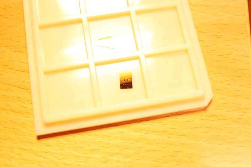 The PCs are the small squares on each chip, appearing brighter than the background to the left and darker to the right. Mechanical properties of carbon nanofibers In [64] Zhang et al.