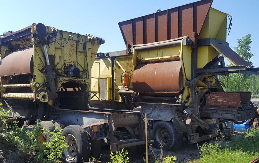 Valskrossar Dieseldriven valskross, Volvo 10 l, Vals med