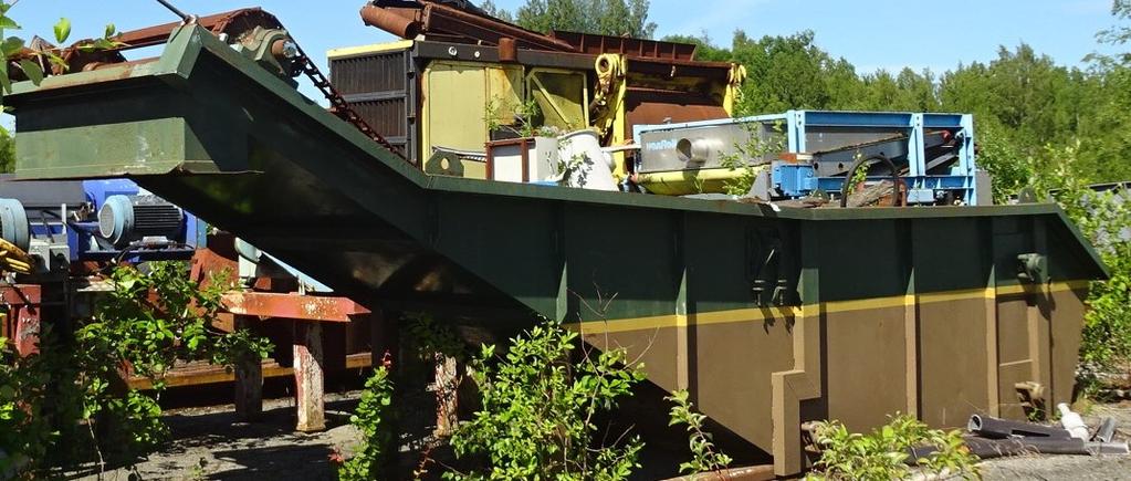 Sedimentationsbalja med skrapverk Sedimentationsbalja Ca 7 m2 med Eldrivet