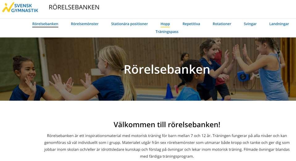 Rörelsebanken: inspirera till