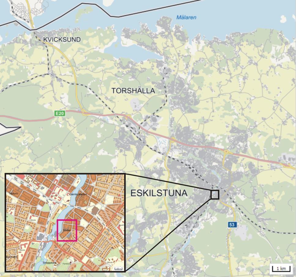 1 Inledning Eskilstuna kommuns fastighetsbolag Kommun Fastighet AB äger fastigheten Strigeln 36:1 i centrala Eskilstuna, se lokalisering i Figur 1.