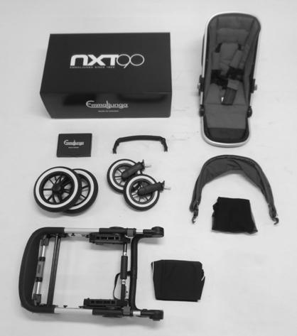Contents of the box Box: Chassis + Seat Unit 1. Box 2. Seat Unit with Seat Unit Fabrics incl.