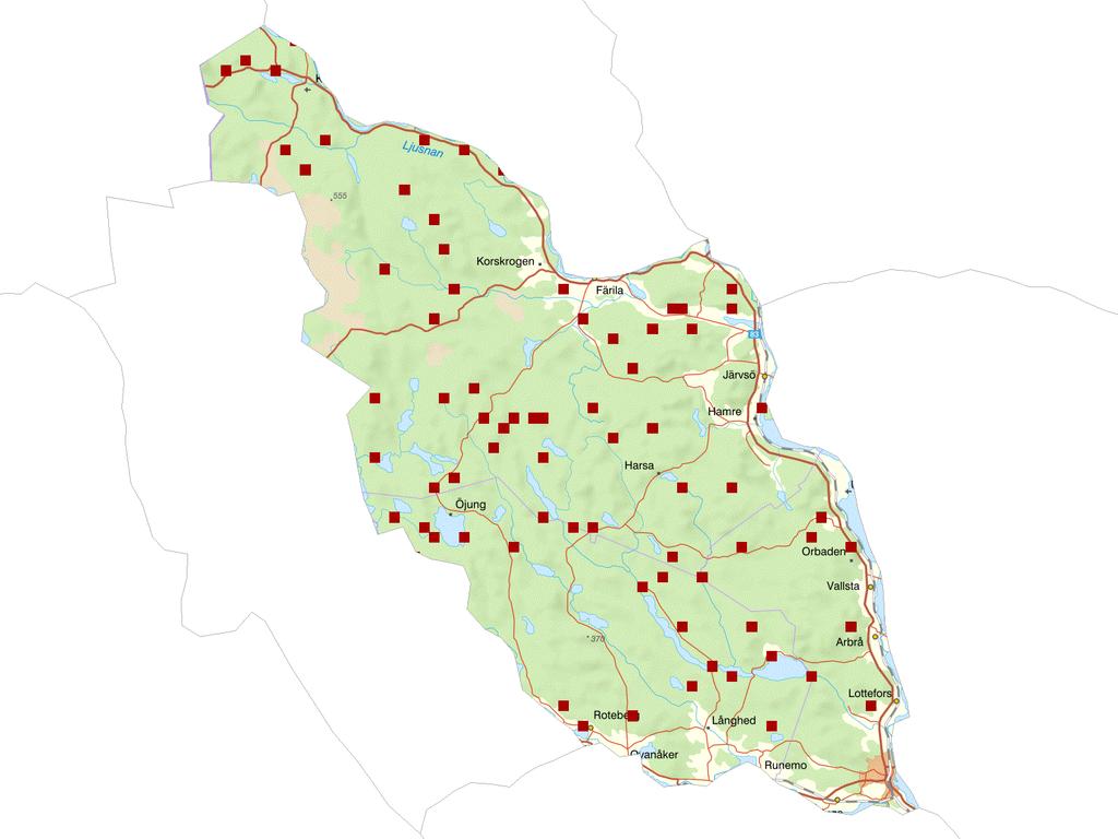 Trots namnet skiljer inte Äbin på skador som orsakats av andra vilda hjortdjur än älg. Resultaten avser förvaltningsområdet som helhet, lokala variationer förekommer inom området.