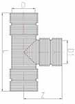 Sortiment T-rör 90 grader För dimension 175-1000 tillverkas T-rören med muff åt alla håll. Dimension 1200-2500 anpassas efter projekt. Andra varianter eller fl er avstick efter förfrågan.