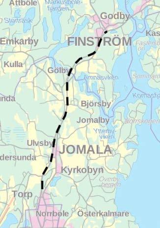 Projektplan Trafikutredning Landsväg nr 2 Dalkarlby-Godby 2019-05-28 Frida Aspnäs Utgåva: 1 1.
