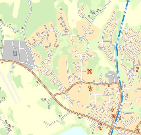 Projektkarta västra Vallentuna Ormstastation.5.4..1.6.3 Vallentuna station.