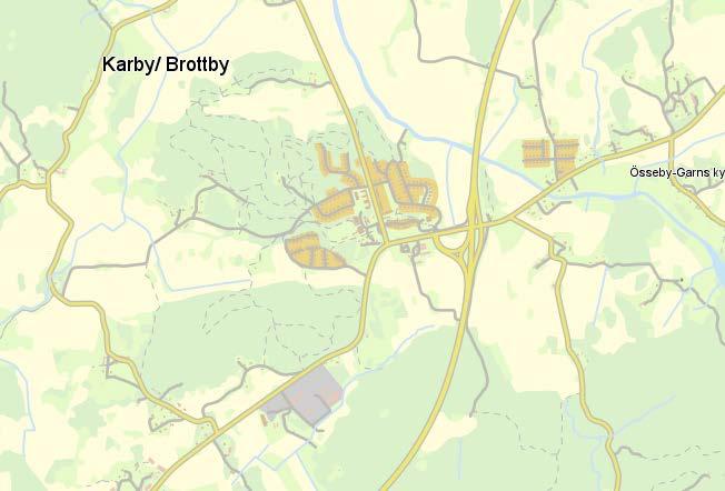 Kårsta-Rickeby 1 Ekskogen-Vivedal Ubby/Molnby Stensta-Ormsta Upprätta-Lingsberg Gustavslund Haga 3