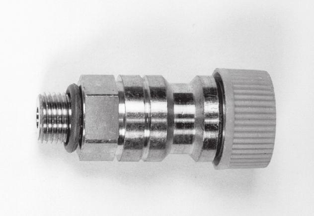 stål Konverteringsnippel R12- R134 a / Retrafit port R12,-R134a 950801015 7/16-20 Ø 13mm