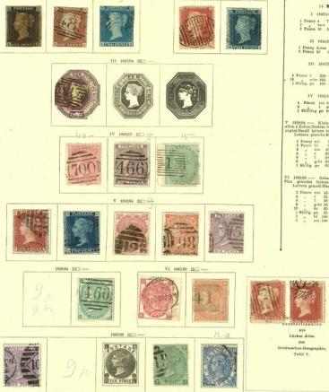 Portugal 2045 83ax 5 Schillings 1884 på vanligt vitt papper (SG- 180) en kort tand upptill och något flammig baksida 2046 112 9 pence Edward VII 75 2047 113 10 pence Edward VII 75 2048 115 2'6