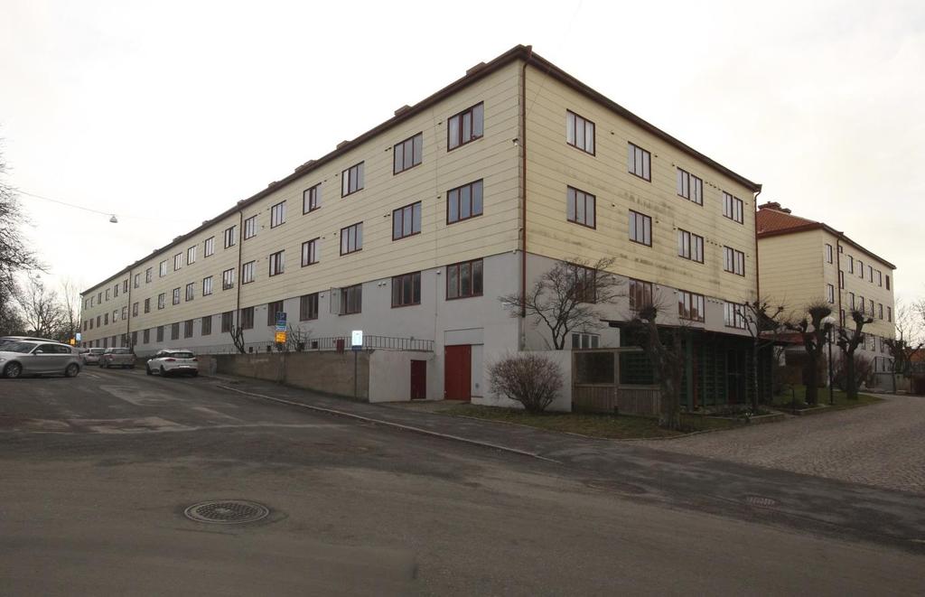 Den övre delen av kvarteret har en jämn