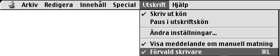 Moment 2 Installera skrivardrivrutinen För användare av USB-kabel För användare av Mac OS 8.6 till 9.2 2.