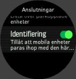 4.7. Bluetooth-anslutning använder Bluetooth-teknik för att skicka och ta emot information från din mobil om du har parkopplat klockan med Suunto-appen.