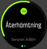 Ansträngning och återhämtning använder optiska hjärtsensoravläsningar och för att få dem under dagen måste daglig puls vara aktiverad, se Daglig puls.